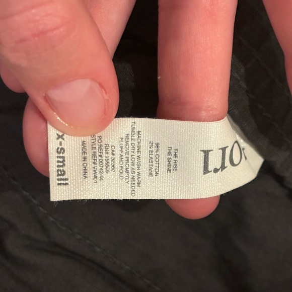 Vuori women’s ripstop pant charcoal black extra small - Picture 4 of 4